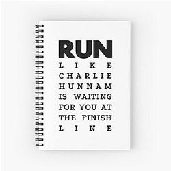 Charlie Hunnam Spiral Notebook