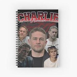 Charlie Hunnam Retro Style Notebook
