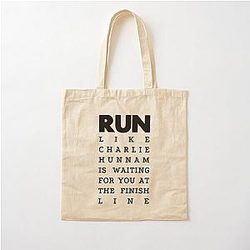 RUN Charlie Hunnam Cotton Tote Bag
