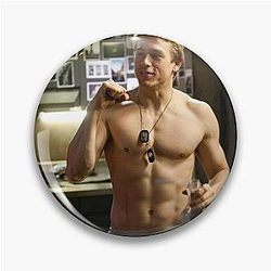 Charlie Hunnam Custom Cases Clothing T-Shirt Pin