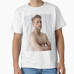 Embodying Charisma Classic Charlie Hunnam T-Shirt