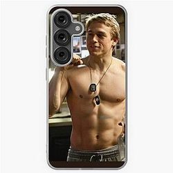 Charlie Hunnam Custom Phone Case Wallet Clothing Graphic T-Shirt Samsung Galaxy Soft Case