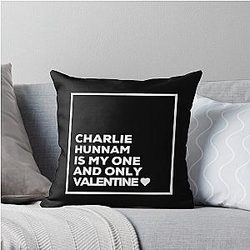 Charlie Hunnam Is My Only Valentine Throw Pillow