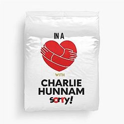 In A Relationship With Charlie Hunnam Duvet Cover