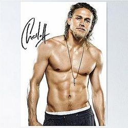 Charlie Hunnam Autograph Poster