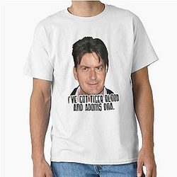 Charlie Sheen talks about Classic T-Shirt