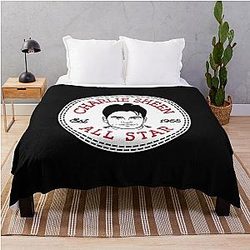 Charlie Sheen All Star Converse Logo Throw Blanket