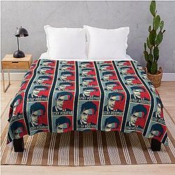 Charie Sheen Stay Positive Throw Blanket