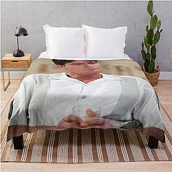 Charlie Sheen Relaxed Throw Blanket