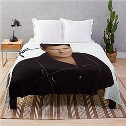Charlie Sheen Autograph Throw Blanket