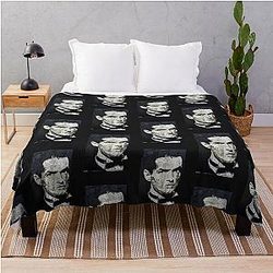 Street Art Charlie Sheen Fan Throw Blanket