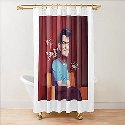Charlie Sheen No Regrets Shower Curtain
