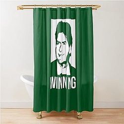Charlie Sheen Winning Curtain