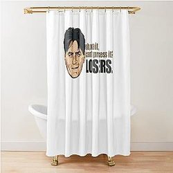 Charlie Sheen Shower Curtain