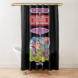 Charlie Sheen Shower Curtain