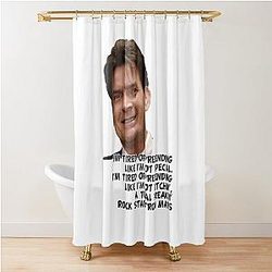 Charlie Sheen Shower Curtain