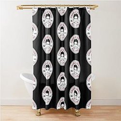 Charlie Sheen All Star Conversé Logo Shower Curtain