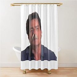 Charlie Sheen on Blunts Shower Curtain