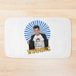 Charlie Sheen Winning Bath Mat