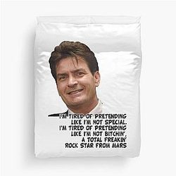 Charlie Sheen Duve't Cover