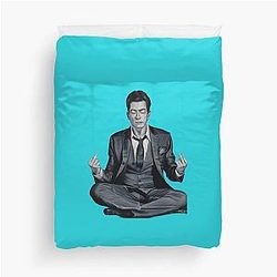 Charlie Sheen Meditation Duvet Cover