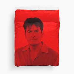 Charlie Sheen Celebrity Duvet Cover