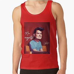 Charlie Sheen No Regrets Tank Top