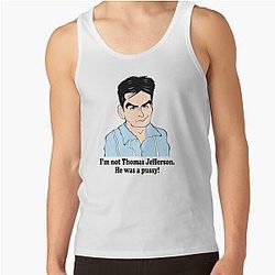 Charlie Sheen Fan Art Tank Top