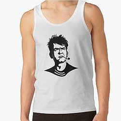 Charlie Sheen Black Tank Top