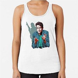 Charlie Sheen - An illustration by Paul Cemmick Tank Top