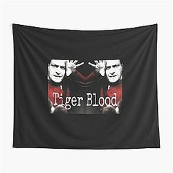 Charlie Sheen Tiger Blood Tapestry