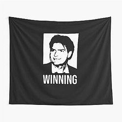 Charlie Sheen Winning T-Shirt Unisex Men Women Tapestry