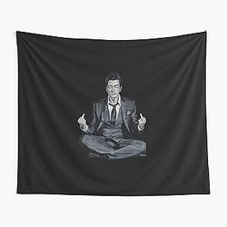 Charlie Sheen Meditating Tapestry