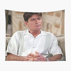 Charlie Sheen Tapestry