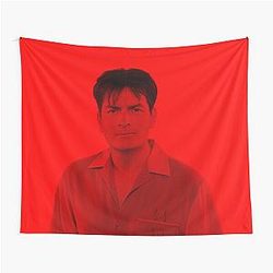Charlie Sheen Celebrity Tapestry