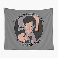 Charlie Sheen Winning Tapestry