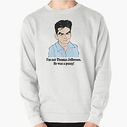 Charlie Sheen Fan Art Pullover Sweatshirt