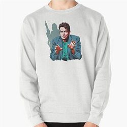 Charlie Sheen An illustration by Paul Cemmick Pullover Sweatshirt