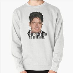 Charlie Sheen talks about Pullover Sweatshirt