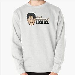 Charlie Sheen Can't Process It Pullover Sweatshirt