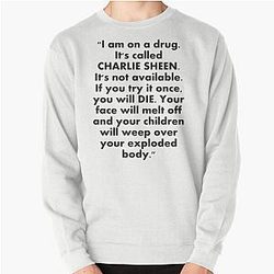 Charlie Sheen Crazy Pullover Sweatshirt