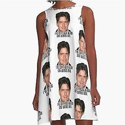 Charlie Sheen talks about A-Line Dress