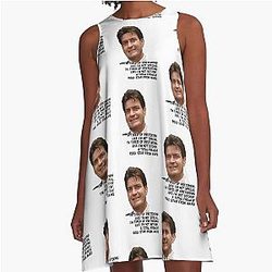 Charlie Sheen Quotes A-Line Dress