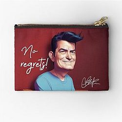 Charlie Sheen - No Regrets Pocket Pouch