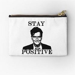 Charlie Sheen Stay Positive Tote Bag