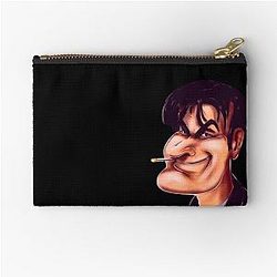 Charlie Sheen from Two and a Half Man Zipper Pouch