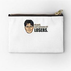 Charlie Sheen Zipper Pouch
