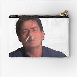 Charlie Sheen on Blunts Zipper Pouch