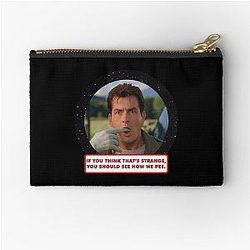 Scary Movie 3 Charlie Sheen Zipper Pouch