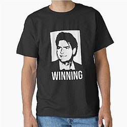 Charlie Sheen Winning Women Cute Fashion Tee Cool Trending S Vintage Classic Gift Idea Trending Classic T-Shirt
